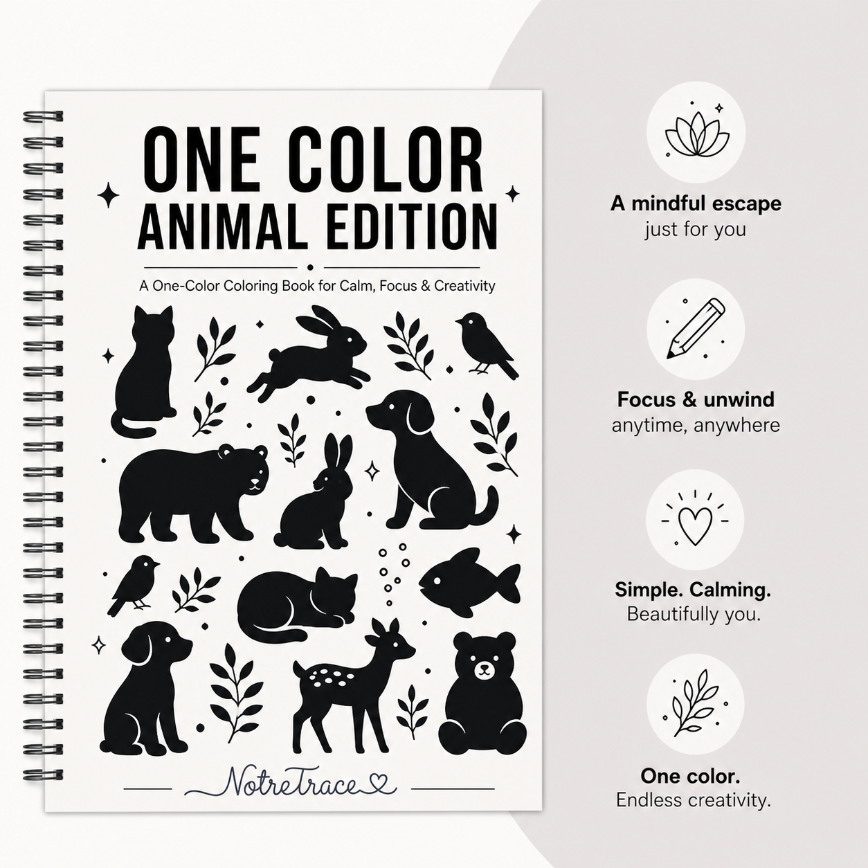 3 Livres de Coloriage + boîte de 12 Feutres Double-Pointe