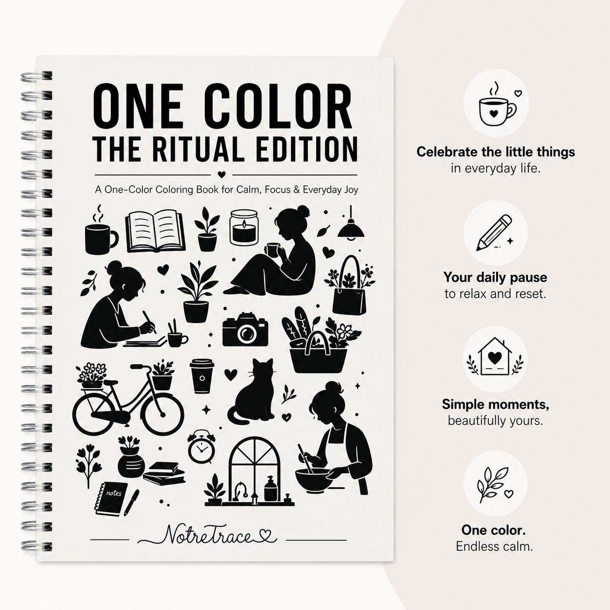 3 Livres de Coloriage + boîte de 12 Feutres Double-Pointe