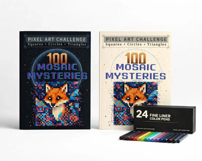 2 livres de coloriage + boîte de 24 feutres de couleur